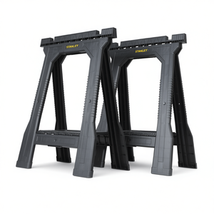 Soportes de Banco de Trabajo Stanley de 36 Pulgadas, Marco de Soporte Ajustable de Plástico para Uso en Taller - Product Image 2