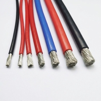 Kabel Tenaga Surya TUV CE Bersertifikat 5m IP67 Tahan Air 10AWG 6MM2 Isolasi Karet XLPE Tembaga Berlapis Timah Kabel Ekstensi PV
