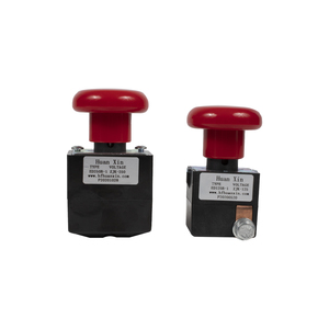 Interruptor de Parada de Emergencia con Bloqueo de Botón de Presión Tipo Hongo de 125A para Uso en Montacargas/Apiladores Eléctricos - Product Image 1