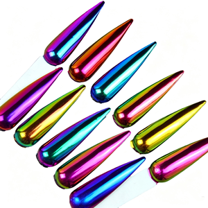Poudre de perle irisée caméléon, haute transparence, qualité alimentaire, poudre de couleur brillante pour la pâtisserie, les desserts - Product Image 1