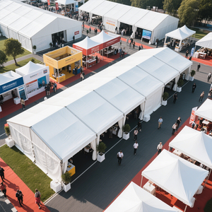 Carpa personalizada superventas de aluminio para exteriores 10x20 con dosel para varias habitaciones, tiendas de campaña impermeables para 4-6 personas - Product Image 3