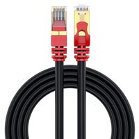 KECHENG KC-24-100 Kabel Patch Ethernet Cat7/Cat8 Kecepatan Tinggi RJ45 Kabel Jaringan Router Modem Gaming SFTP Berpelindung Tembaga Murni
