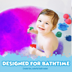 Bombes de <span class=keywords><strong>bain</strong></span> moussantes multicolores pour enfants, formule douce naturelle, sans cruauté, sûres pour le <span class=keywords><strong>bain</strong></span> quotidien des enfants - Product Image 2