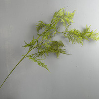 Centres de table de mariage en feuille de fougère avec touche réelle Décoration de la maison Plantes artificielles de verdure en plastique Simulation Graduation Fête des mères