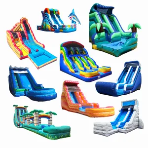New Inflatable Pool Plastic Swing Slide Water Pvc Shipwreck Dry Shoes Fun Air Slides For Children Slideway Inflatable