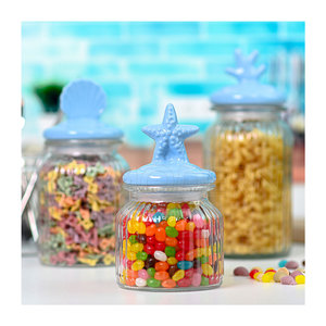 Storage Jar Best Price Mumu Glass Jar Food Storage Airtight ceramics Lid