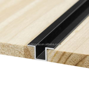 Hợp kim nhôm Dải ngoằn ngoèo lõm lồi u-thẻ rãnh tường gạch Gốm Viền nền tường trang trí dải - Product Image 1