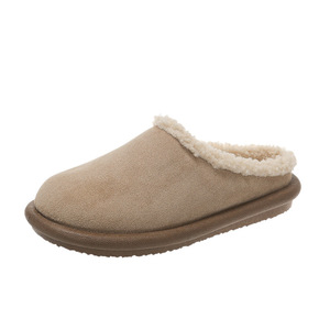 Bottes d'hiver en daim de vache, style rétro, fourrure moelleuse, à bout ouvert, pour femmes, nouvelle collection 2024 - Product Image 6