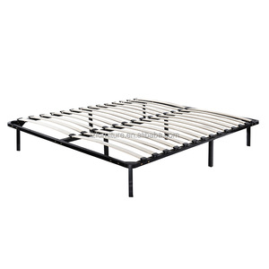 Modern Easy Assembly <b>Portable</b> Twin King Size Frame Metal Load-bearing <b>Bed</b> Frame - Product Image 1