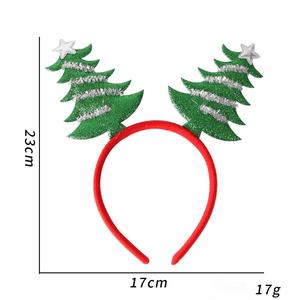 Suministros para Fiesta Diademas de Navidad de Papá Noel, Árbol y Alce, Adornos para la Cabeza con Formas Creativas para Año Nuevo, Artículos Populares Ahora - Product Image 4