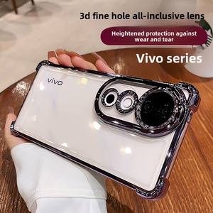 Funda Deportiva para Teléfono Móvil Vivos19Pro, TPU, Electrochapada, Transparente, con Protección Anticaídas en las Cuatro Esquinas, con Lente X100 - Product Image 2