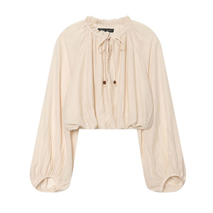 Ensemble haut et jupe oversize à volants pour femme, style décontracté et tendance, tailles XS S M L, avec étiquette, ventes Europe et Amérique - Product Image 2