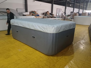 <span class=keywords><strong>Piscine</strong></span> rectangulaire gonflable en PVC pour usage familial, <span class=keywords><strong>piscine</strong></span> pliable <span class=keywords><strong>de</strong></span> haute qualité avec couverture isolante thermique à vendre - Product Image 3