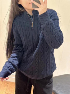 <span class=keywords><strong>Pull</strong></span> en maille pour <span class=keywords><strong>homme</strong></span>, <span class=keywords><strong>col</strong></span> <span class=keywords><strong>montant</strong></span>, <span class=keywords><strong>torsadé</strong></span>, avec logo, anti-boulochage, chaud, collection automne-hiver - Product Image 5