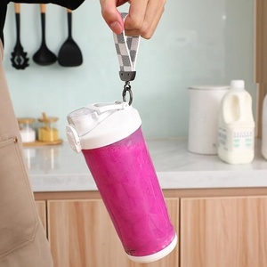 โลโก้ที่กําหนดเอง BPA ฟรีขนาดใหญ่กีฬาฟิตเนสพลาสติก <span class=keywords><strong>Shaker</strong></span> ถ้วย 600ml เครื่องปั่น GYM โปรตีน <span class=keywords><strong>Shaker</strong></span> เครื่องปั่น 4000mAh เครื่องปั่นผลไม้ - Product Image 2