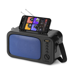 Enceinte sans fil portable d'extérieur HF-F103 avec double panneau solaire, stéréo Bluetooth, basses puissantes, caisson de basses actif, <span class=keywords><strong>radio</strong></span> FM - Product Image 2