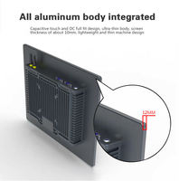 PC de panel industrial sin ventilador de aluminio de 15 pulgadas Pantalla táctil capacitiva I5 Linux OS IP65 Computadora industrial todo en uno en stock