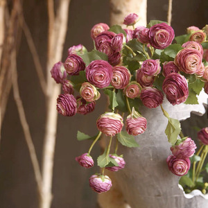 Centro de mesa de loto de rocío de peonía de <span class=keywords><strong>mil</strong></span> capas de <span class=keywords><strong>flores</strong></span> artificiales hechas a mano para el hogar, decoración para sala de estar, boda Floral - Product Image 1
