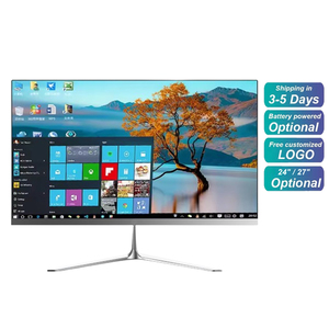 PC tout-en-un 24 pouces, Core i5 9500, 8 Go, SSD 256 Go, ordinateur de bureau tout-en-un, ordinateur de jeu, PC <span class=keywords><strong>gamer</strong></span> AIO - Product Image 2