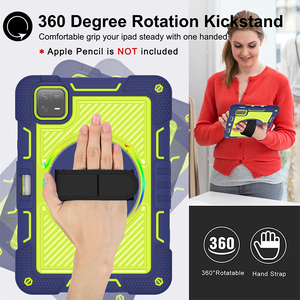 เคสแท็บเล็ตสำหรับ Xiaomi Pad 6/6 pro ขนาด 11 นิ้ว พร้อมขาตั้งแบบยืดหดได้และสายคล้องข้อมือ - Product Image 1