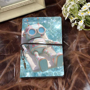 Superior INS Look PU Beau cahier idéal pour l'apprentissage au bureau et les cadeaux de vacances avec <span class=keywords><strong>robot</strong></span> à motifs floraux sur Floa - Product Image 2