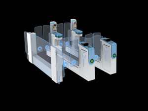 A/B 포트 게이트 턴스타일, 공항 턴스타일, 국경 검색대 턴스타일, 이민 턴스타일, 신분증 스캔 턴스타일 - Product Image 1