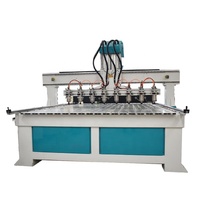 Machine à graver CNC 6/8 têtes 2130 pour la fabrication de meubles, prix avec axe de gravure