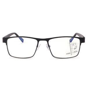 Lunettes de lecture photochromiques classiques pour hommes et femmes, progressives, multifocales, anti-lumière bleue, changement de couleur, mode business, Minya LX-554 - Product Image 2