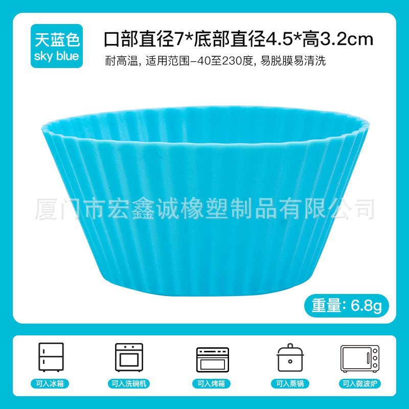 Taza para muffins-azul cielo
