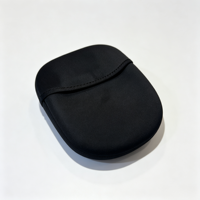 Étui personnalisé en EVA noir pour casque audio, 2-3 compartiments, fermeture éclair, coque rigide durable anti-poussière, housse en tissu, rangement portable pour