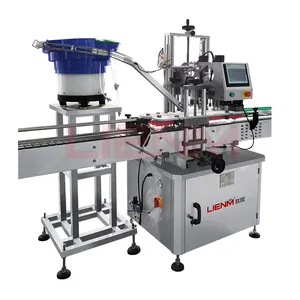 Pump Capping Automatic Plastic Bottle Jar Capping Machines For Pet Bottles