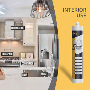 Mastic <span class=keywords><strong>silicone</strong></span> <span class=keywords><strong>sanitaire</strong></span> pour cuisine et salle de bain <span class=keywords><strong>Blanc</strong></span> 300 Ml Acétoxy <span class=keywords><strong>Silicone</strong></span> Mastic gomme - Product Image 5