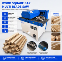 Scie à bois automatique horizontale à lames circulaires multiples pour la découpe de bois et la fabrication de meubles