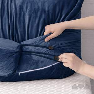 หมอนเก้าอี้กำมะหยี่ถอดออกได้สำหรับการอ่านหนังสือเล่นเกมส์แบบ<span class=keywords><strong>นั่ง</strong></span>ได้สอง<span class=keywords><strong>คน</strong></span> - Product Image 2