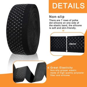 Bande élastique en silicone à pois antidérapante de haute qualité de 1 pouce pour vêtements et vêtements de sport - Product Image 4