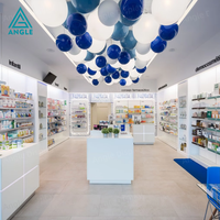Solution clé en main pour l'aménagement intérieur d'une pharmacie, style design moderne classique, solution tout-en-un pour une pharmacie personnalisée