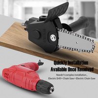 Accessoire de tronçonneuse pour perceuse électrique, qualité industrielle, ensemble d'outils portables pour la coupe du bois, plastique, acier inoxydable, OEM ODM, marque JUXIN