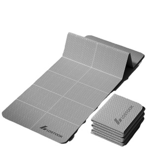 Tapis de yoga Lostook 6 mm en TPE antidérapant, pliable et imperméable pour l'exercice physique - Product Image 2