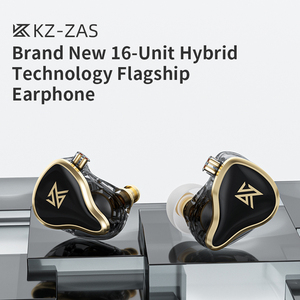 Auriculares Intrauditivos Híbridos KZ ZAS 7BA 1DD 16 Driver, Auriculares Metálicos HIFI para Música y Deporte, KZ ZAX ZS10 PRO <span class=keywords><strong>AZ09</strong></span> - Product Image 2