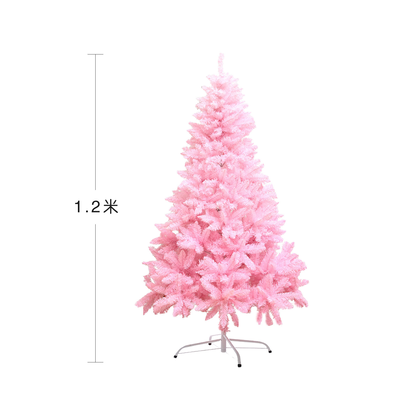 Árbol de Navidad rosa de 1,2 metros [245T]