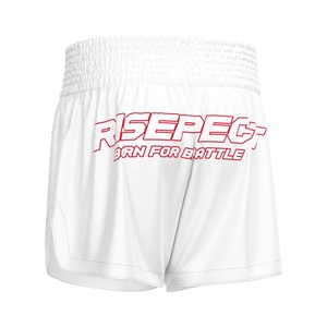 กางเกงชกมวยลายธงชาติอเมริกันแบบกำหนดเอง กางเกงชกมวยมาม่ามวยไทย แห้งเร็ว - Product Image 5