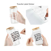 Autocollants de transfert UV personnalisés, écologiques, durables, imperméables, en relief 3D, pour verres, canettes, tasses, coques de téléphone, emballages