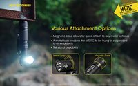 Lampe torche LED MT21C 1000 lumens, tête inclinable à 90 degrés, indice de protection IP67, rechargeable par USB, robuste pour le camping