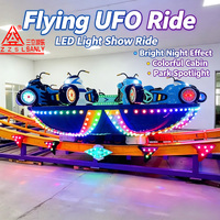 Manèges de parc d'attractions Hot Carnival : Mini UFO volant d'extérieur pour enfants