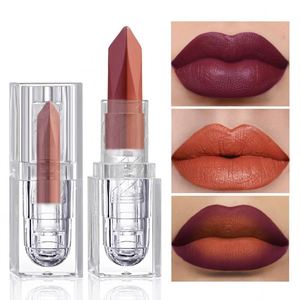 ครีมมิเนอรัลซอฟท์แมทท์แบบสองสี 2-in-1 ลิปสติกเนื้อซอฟท์มิสต์ติดทนนาน ไม่เหนียวเหนอะหนะ ลิปมัดประกายมุกสีรุ้ง - Product Image 6
