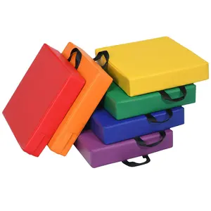 Square Floor Cushions for Kids, Soft Foam Floor Seating, Colored Flexible Seating for Classroom Elementary, Story Time