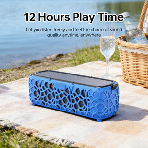 Altavoz Inalámbrico Solar Portátil con Gancho Integrado y Correa <span class=keywords><strong>de</strong></span> Velcro para Manillar <span class=keywords><strong>de</strong></span> Bicicleta, Dispositivo <span class=keywords><strong>de</strong></span> Sonido Mini para Deportes al Aire Libre - Product Image 6