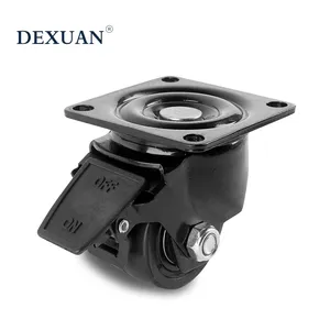 2.5"3" Heavy Duty Caster Wheels Nylon Caster Castor Wheel Swivel Manufacture Heavy Duty Retractable Caster For Workbench