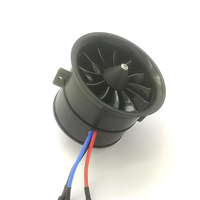 Ventilateur à conduit électrique DoBoFo EDF EDF 70 mm Pro 12 pales pour modèle d'avion à moteur RC, moteur à réaction