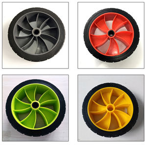 10 بوصة الصلبة بو عجلات الشاطئ الإطارات لعربة الكاياك عربة - Product Image 2